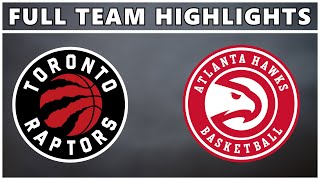 Toronto Raptors vs Atlanta Hawks  Jan 25 2025 [upl. by Ayotal]