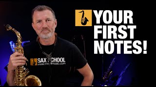 Saxophone Lesson  Beginner Saxophone  First Notes [upl. by Aititel210]