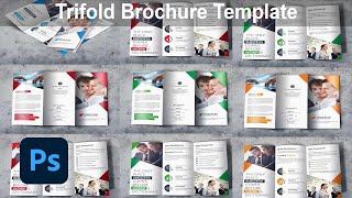 Trifold Brochure Template Photoshop Free Download [upl. by Ahsratan904]