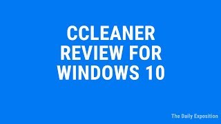 CCleaner Review 2019  How To Use CCleaner  CCleaner Free [upl. by Eldwun]