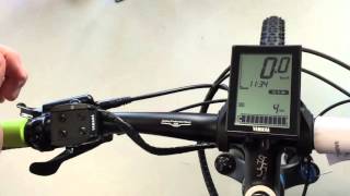 Yamaha EBike Display einstellen [upl. by Cock326]