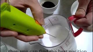 How To Make Latte Art with Mini Milk Frother [upl. by Subir]