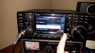 Icom 7300 FT8 Settings WSJTX and Radio [upl. by Nrevel]