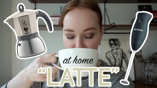 HOW TO MAKE A quotLATTEquot AT HOME moka pot  frother [upl. by Siari]