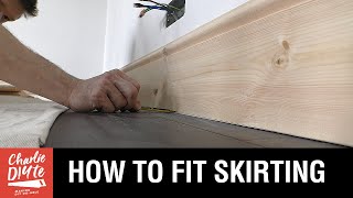 How to Install Skirting Boards  a DIY Guide [upl. by Naitsyrk]