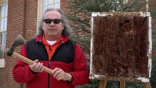 Cherokee Traditional Games Tomahawk Throwing [upl. by Zailer]