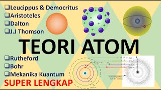 PERKEMBANGAN TEORI ATOM LENGKAP KELAS 10 [upl. by Hanahsuar]