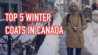 Top 5 Winter Coats in Canada [upl. by Dlorej648]