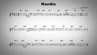 Nardis  Play along  Bb instruments [upl. by Lyndsie]