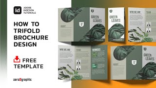 How to Trifold Brochure Design in Adobe Indesign CC [upl. by Cleopatre]