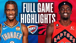 THUNDER at RAPTORS  FULL GAME HIGHLIGHTS  March 16 2023 [upl. by Fahey]