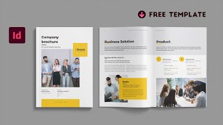 Free Brochure Template for InDesign [upl. by Alrak]