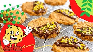 Almond cookies  Vegan oatmeal cookie no sugar no flour  3 ingredient  How to make sugar cookies [upl. by Suhsoj580]